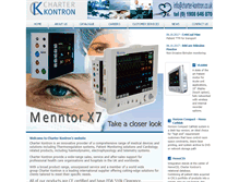 Tablet Screenshot of charter-kontron.com